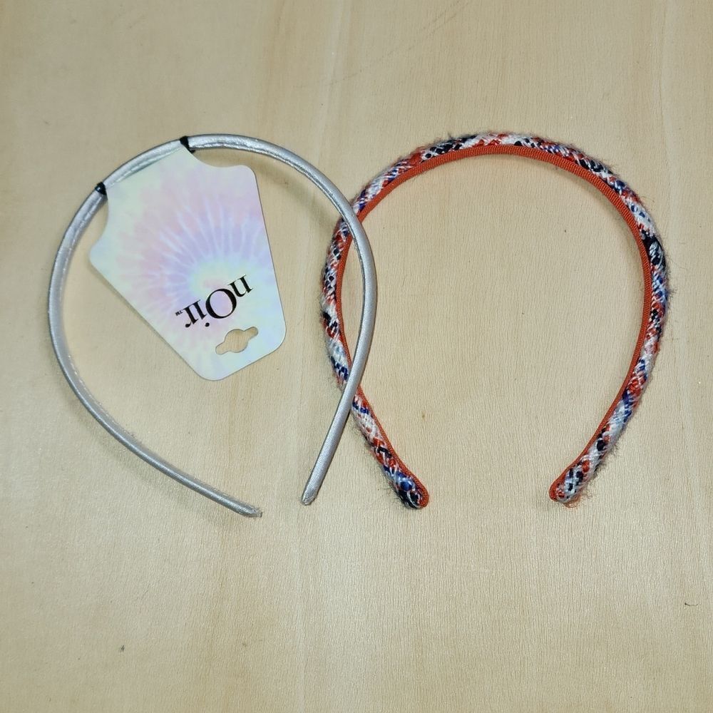 Set of 2 headbands. 1 White 1 Red, White & Blue NWOT and NWT